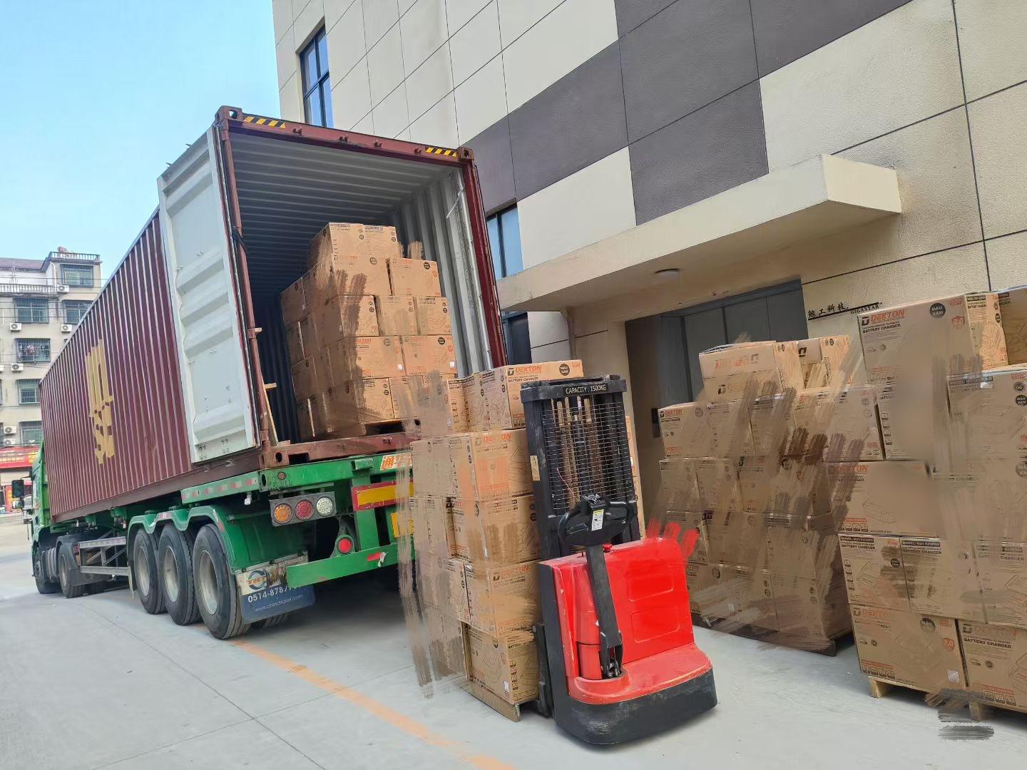 Container loading for Southeast Asia