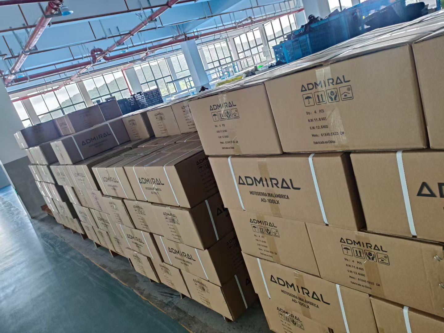 Container ready for export